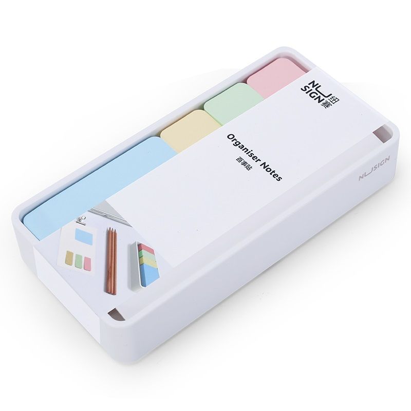 Sticky Notes / Index Holder (15 Sheets),10 White - Nusign Deli