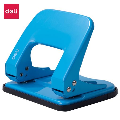 Punch - 2 Hole Metal Punch (5.5mm) - 20 Sheets - Assorted - Deli