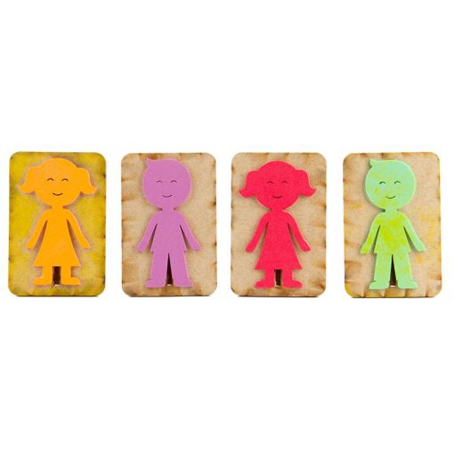 Foam Stamps - Boy/Girl  (4pc)