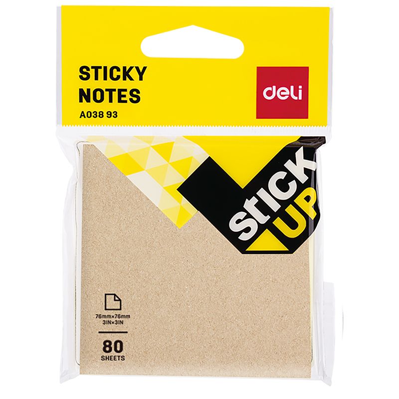 Sticky Notes - 76x76mm (80 Sheets) Monochromatic Colours - Deli