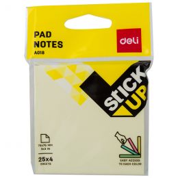 Pad Notes - 76x76mm 4x25...