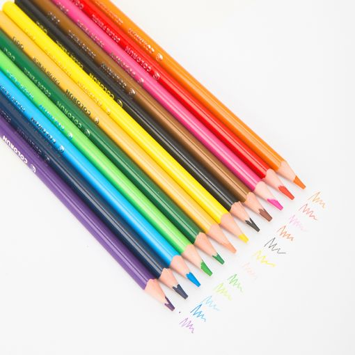 Colour Pencils - 2.8mm (18pc) Triangular - ColorRun - Deli