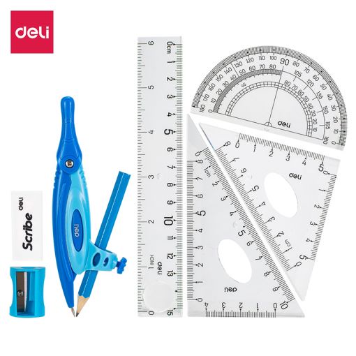 Drafting Set - Pink or Blue H/Carded - Deli