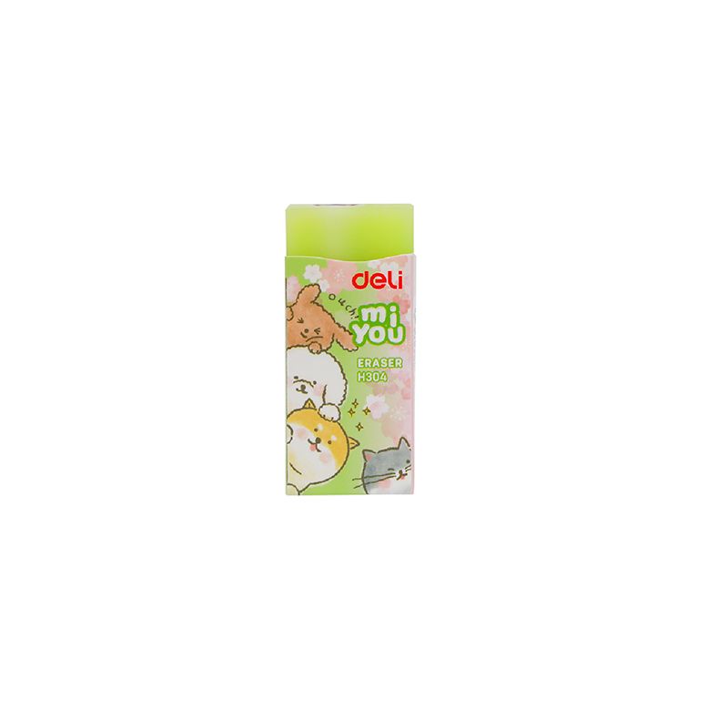 Eraser - 60x24x12mm (Single) - Assorted - Deli