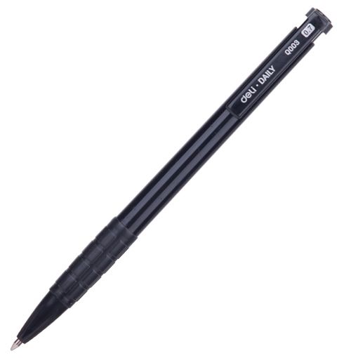 Pen - Ballpoint - Black Click - Tip 0.7mm (1pc) - Daily  - Deli