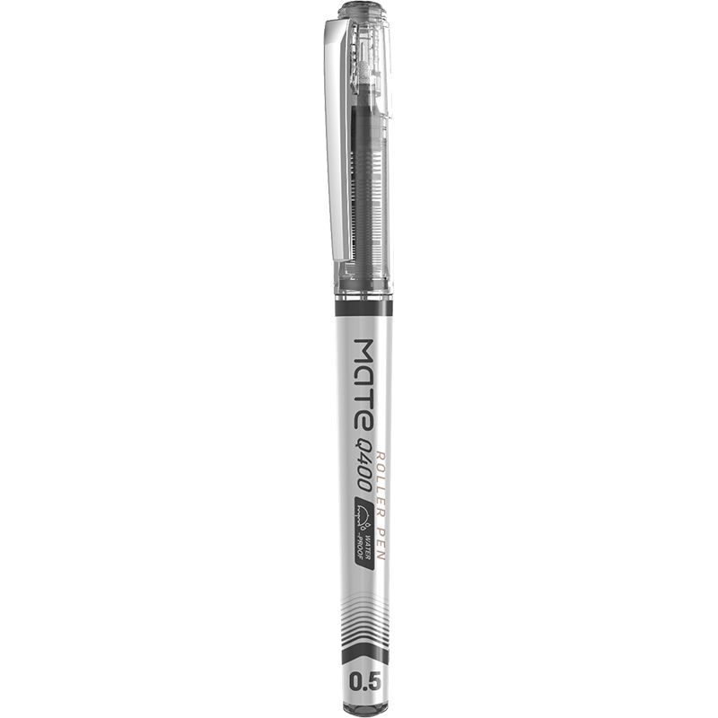 Pen - Gel - Black - Tip 0.5mm (1pc) - Mate Roller - Deli