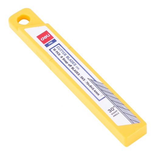 Cutter Blade 8 Snap.Off Blades Silver - Deli