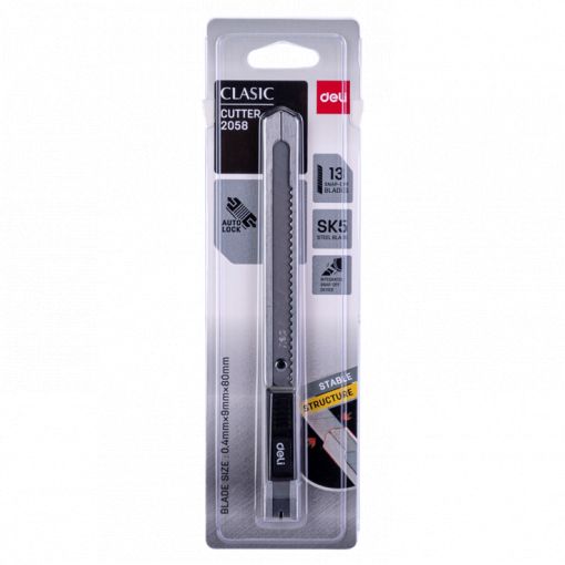Cutter 125x15x11mm(cutter) SILVER - Deli
