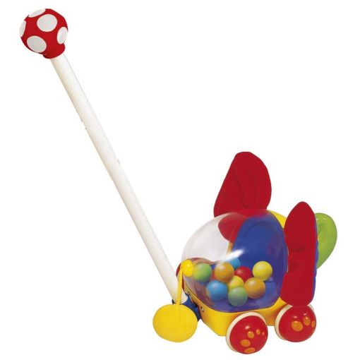 Push Along Happy Elephant - Pop up balls (K's Kids)