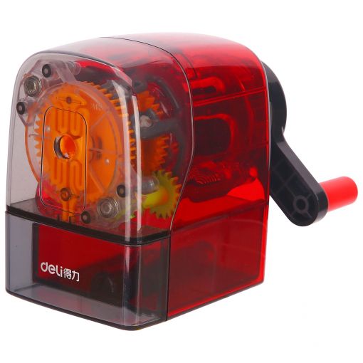 Sharpener - Desktop Rotary Pencil Sharpener For Graphite Pencil 8mm Asst. - Deli
