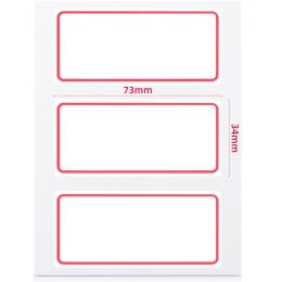 Autohension Sticker25x52mm...