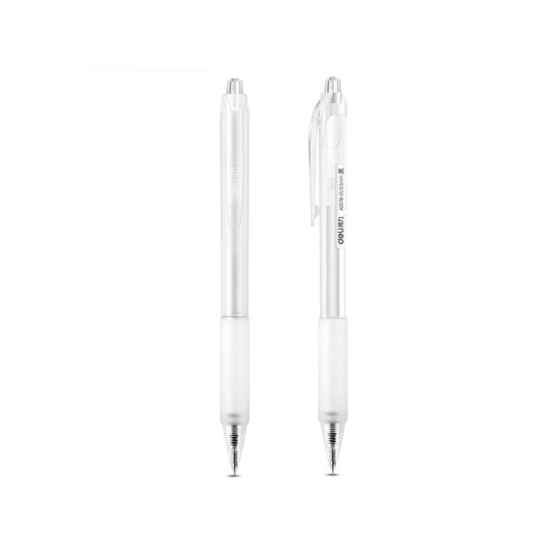 Pen - Gel - Black Click - Bullet Tip 0.5mm (1pc) - Deli