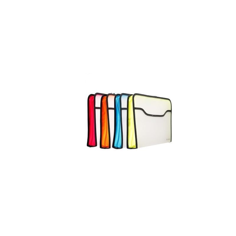 Document Case - A4 with Handle & Zip - Deli