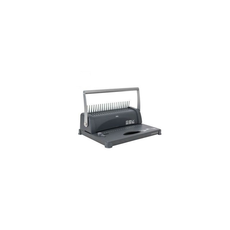 Comb Binding Machine Binding Capacity: 350 sheetsPunch Capacity: 12 sheets - Deli