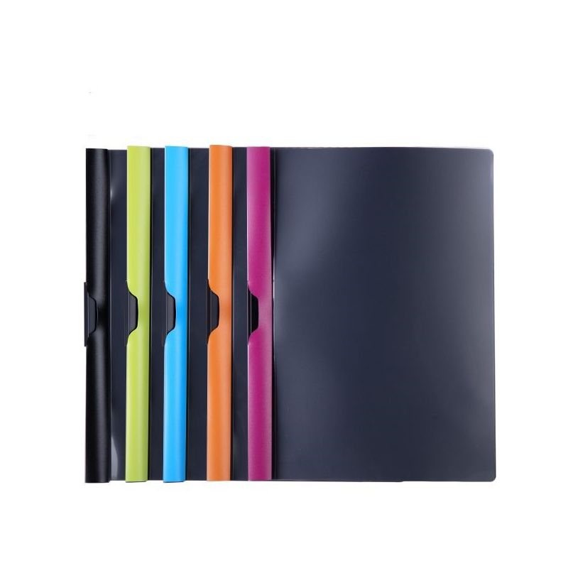 Swing Clip FolderReport File A4 Red blue green yellow black - Deli