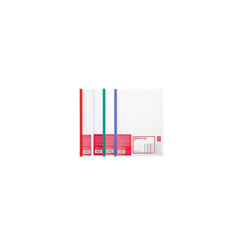 Slinder Binder 20 sheets 170 micron Blue Green Red and White - Deli