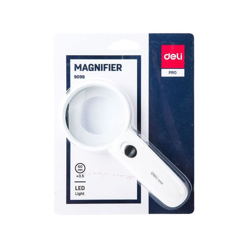 Magnifier Glass: 3x Black - Deli