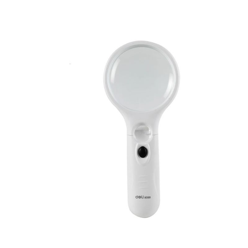 Magnifier Large Glass: 3x White - Deli
