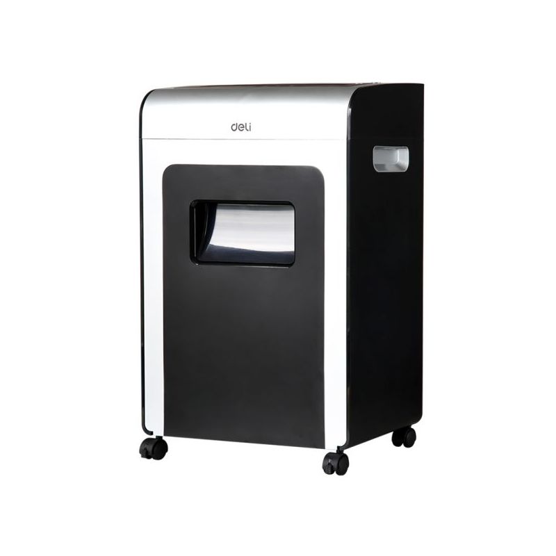 Paper Shredder 16 Sheets Shred Size 4*40mm 31L Bin with LCD - Deli