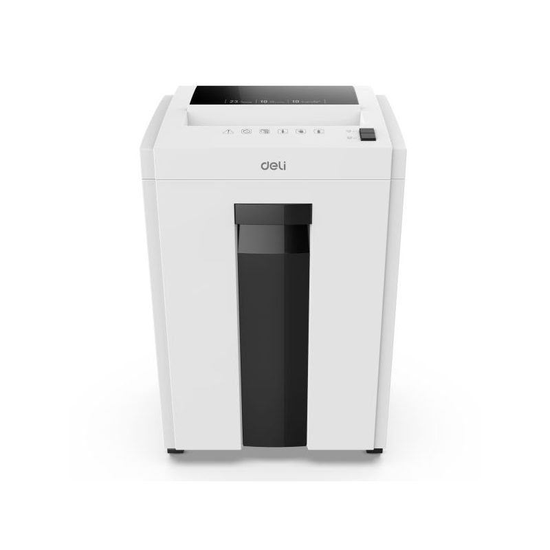 Paper Shredder 10 Sheets Shred Size 4*25mm 23L Bin - Deli