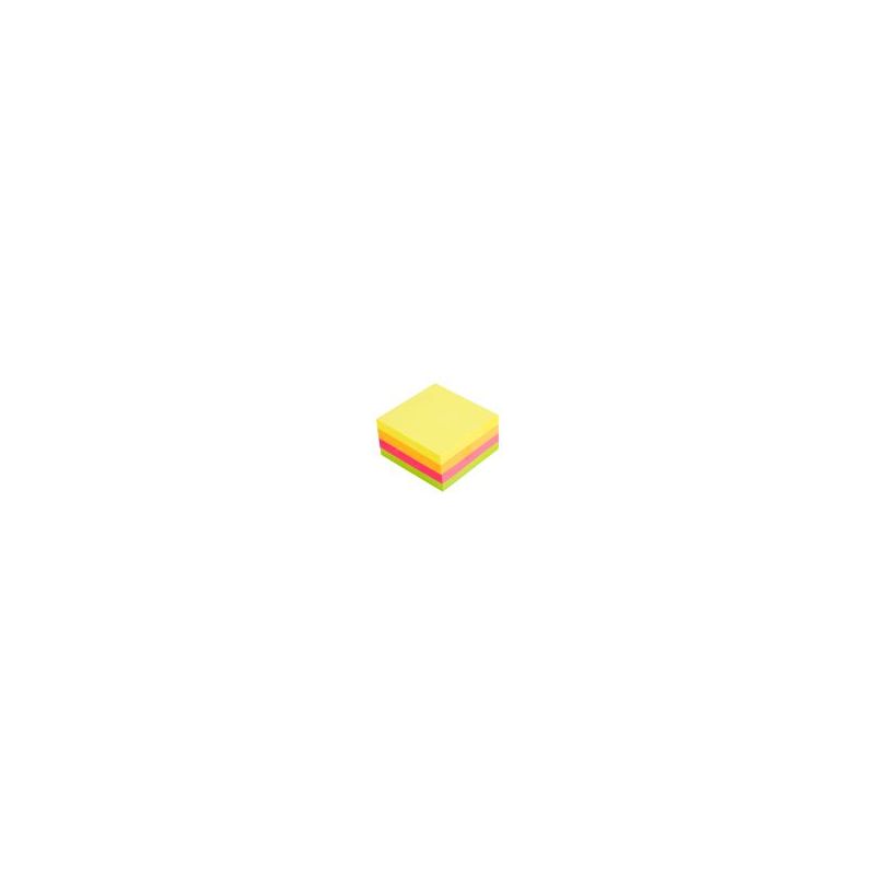 Sticky Notes 76x76mm 4x100 Fluorescent Colour - Deli
