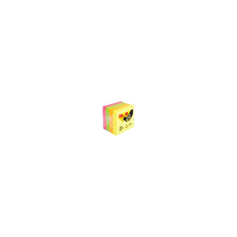 Sticky Notes - 51x51mm (4x100 Sheets) Neon - Deli