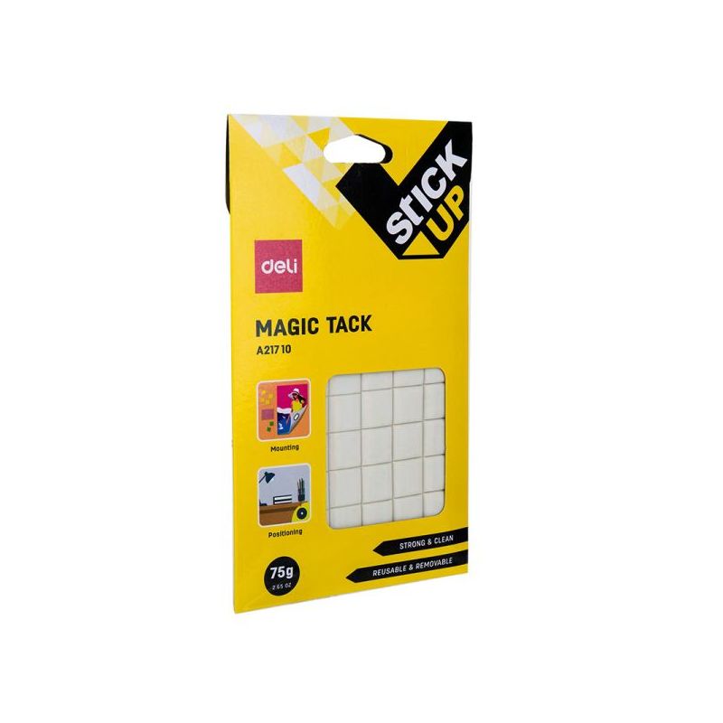 Press Stick - Magic Tack Stick Up 2x2cm Squares (75g) - Deli
