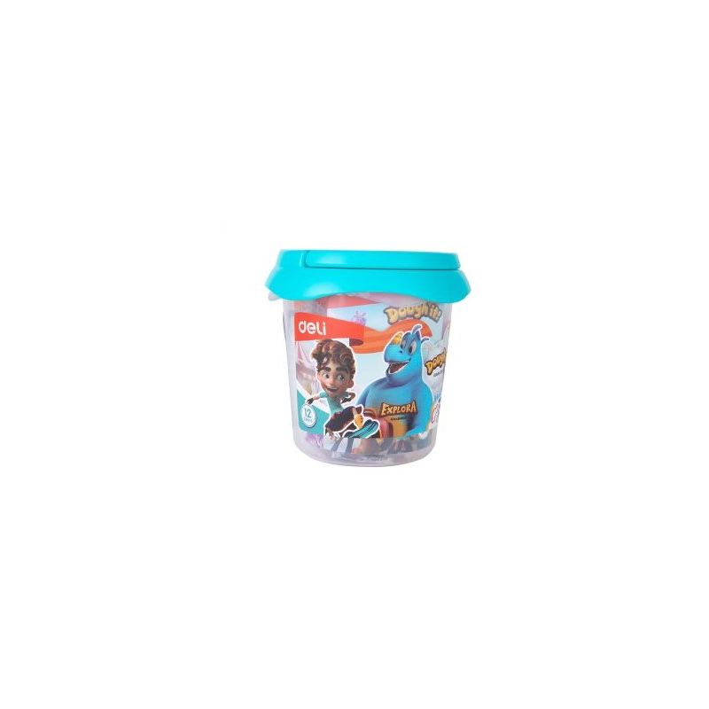 Dough - 12 Colours Net Weight: 160g Assorted - Deli