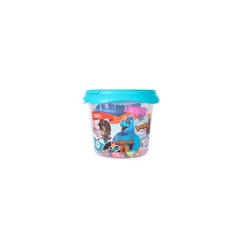 Dough - 24 Colours Net Weight: 340g Assorted - Deli