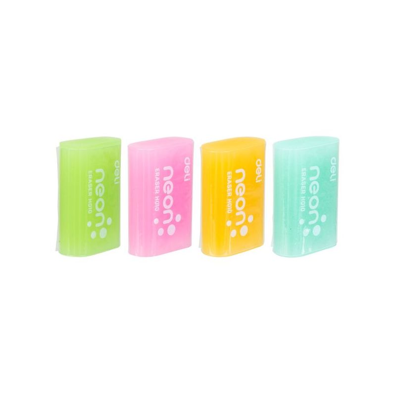 Eraser - 39x27x12mm (1pc) - Neon - Deli