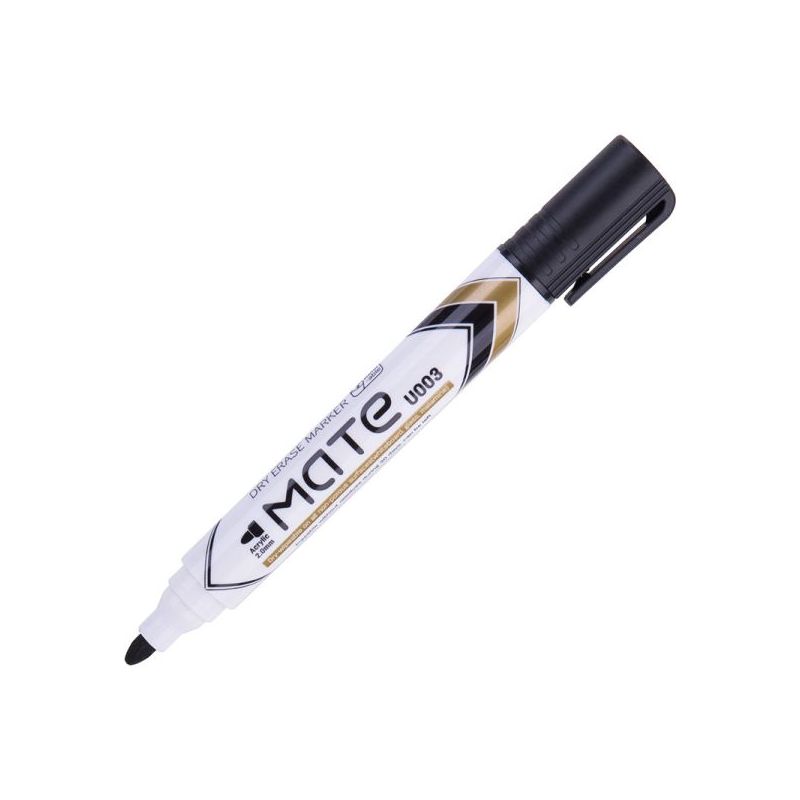 Whiteboard Marker - Bullet Tip 2.0mm (1pc) Mate - Black - Deli