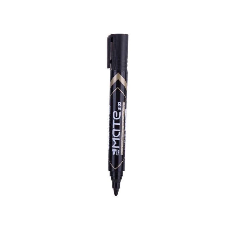 Permanent Marker - Refillable Bullet Tip 1.5mm (1pc) - Black - Deli