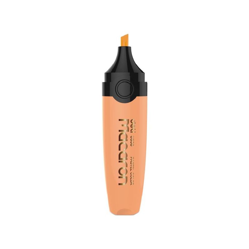 Highlighter - Chisel Tip 1.5mm Pastel (1pc) Macaron - Orange - Deli