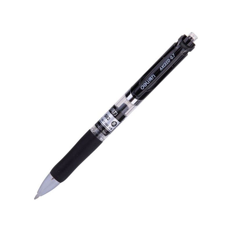 Pen - Gel - Black Click - Tip 0.7mm (1pc) - Axceed - Deli