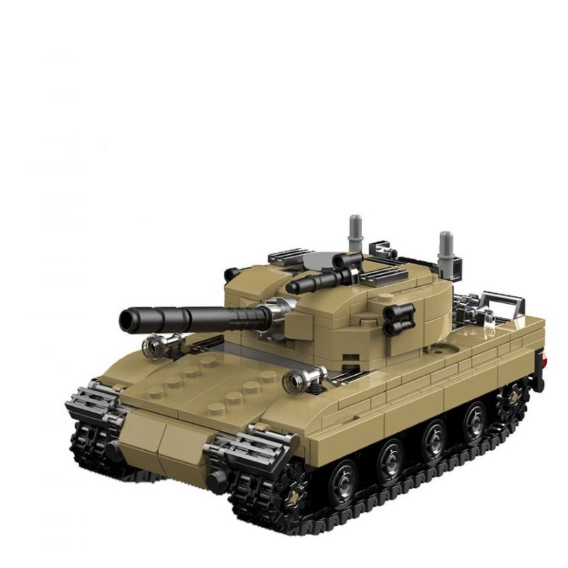 Basic Blocks - Mini Building Set - Assorted Khaki Army Series