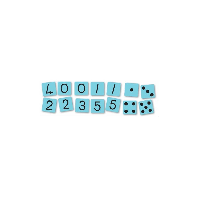 Memory Game - Number and Dots (0-5) wood (48pc) - in Bin