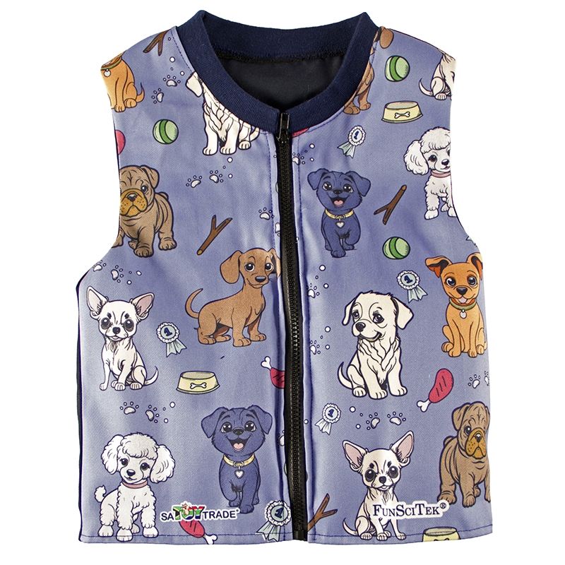 Weighted - Vest Medium - (35x45cm)(5-6yrs)(1kg) with Zip