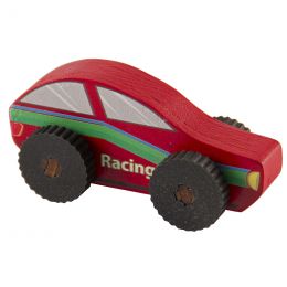 Wooden Coloured Car - Race...
