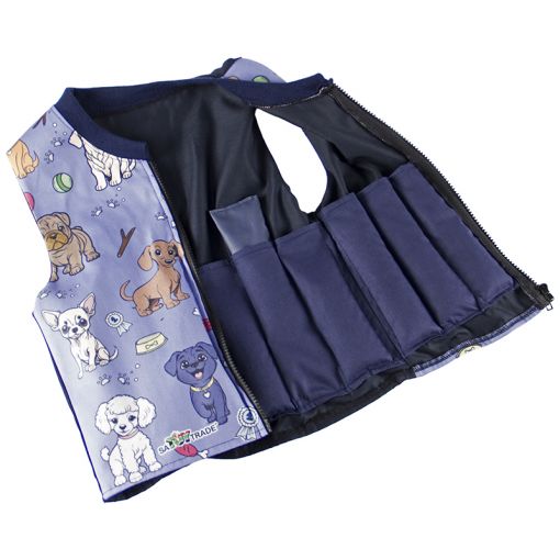 Childrens Weighted Vest Medium - (35x45cm)(5-6yrs)(1kg) with Zip