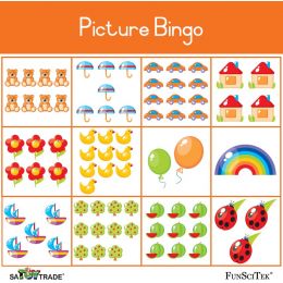 Bingo Numbers - 1-12 &...