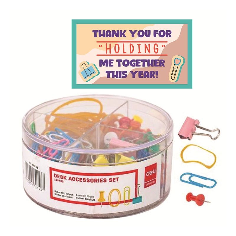 Teachers' Day Kit 3 - Desk Accessories Set with Card - English 2025