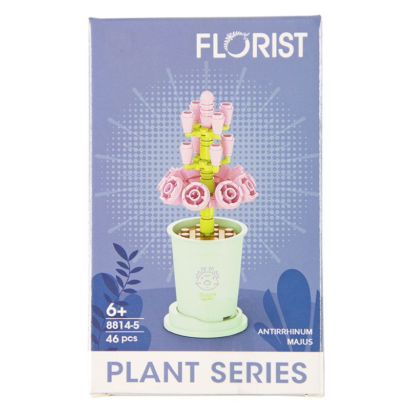 Basic Blocks - Mini Building Set - Assorted Florist Series - Tiny Flower Blocks