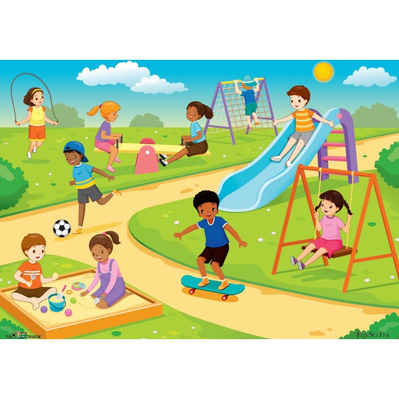 PZ Wood Frame - A4 54pc - Park Fun (LP)
