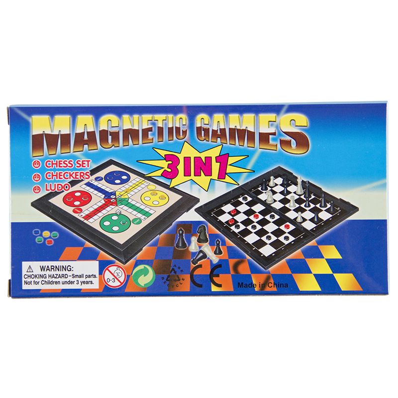 3-in-1 Magnetic Games
