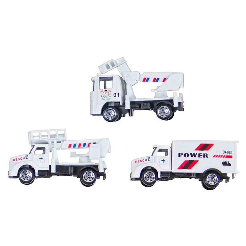 Metal Transport Set (3pc) - Airport Vehicles Assorted
