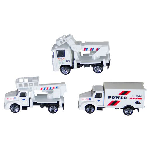 Metal Transport Set (3pc) - Airport Vehicles Assorted