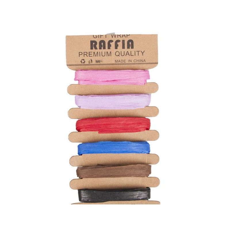 Raffia - 6 Different Colours (5m each)