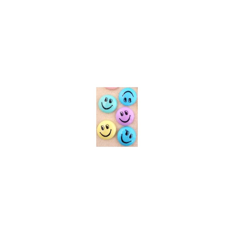 Magnetic Buttons - Smiley Face (5pc)