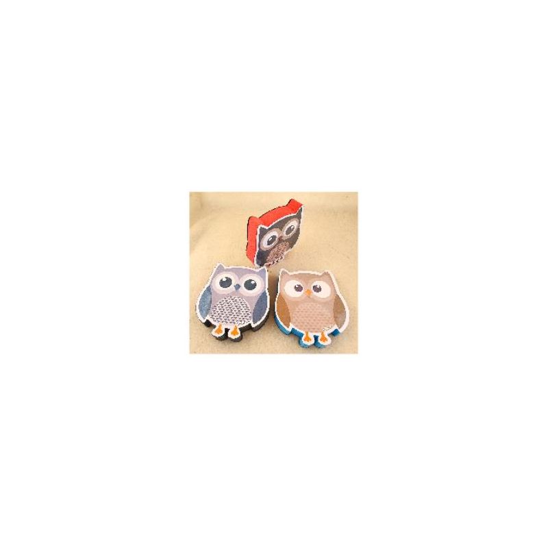 Whiteboard Eraser - Magnetic Owl - Assorted singels