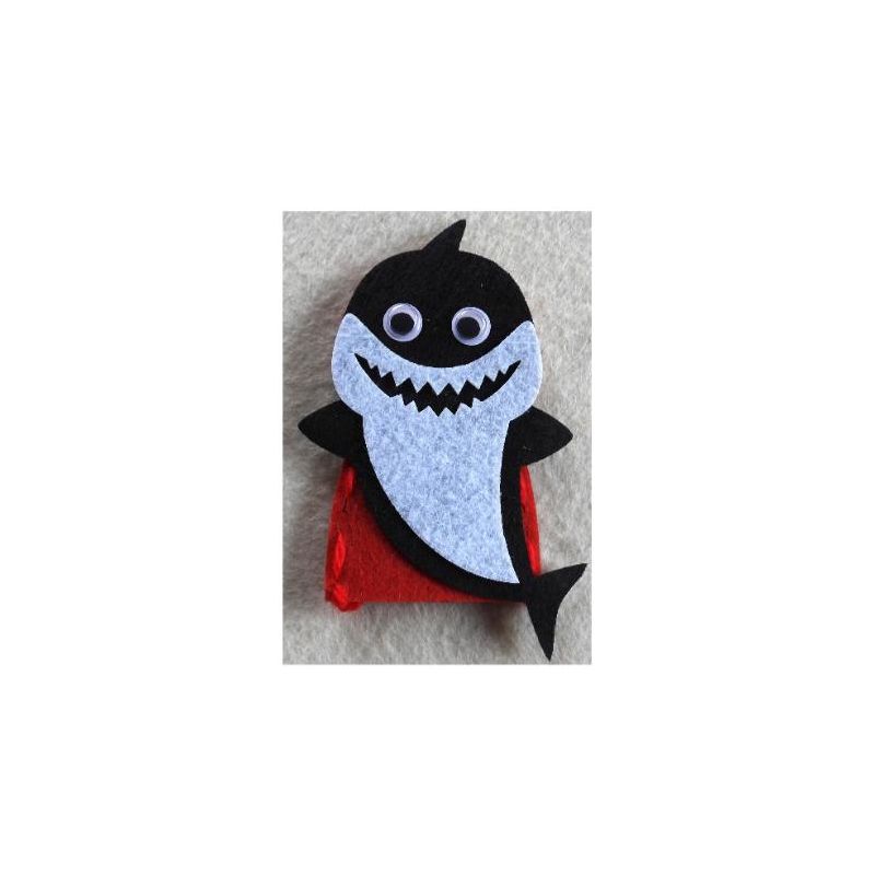Craft Kit - Felt Finger Puppet - Shark